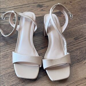 a new day Nude Strappy Heels